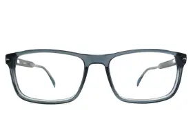 55-17-150 David Beckham Db1135 Eyeglasses Frames Pjp Shiny Clear Blue Rectangle