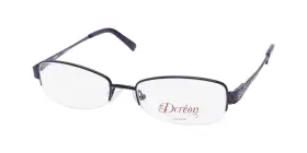 51-17-135 Dereon Dov505 New Eyeglass Frame Half-rim 505 Metal And Plastic Purple