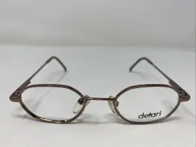 40-18-120 Detari Mod.104 Eyewear Col.01 Brown Full Rim Eyeglasses Frame In96