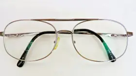 56-18-145 Detari Mod.908 Mens Eyeglass Frame Model 908 C2 Shiny Gunmetal Aviator Style