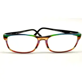 Di Valdi Dv08013 Eyeglasses Women 53-16-135 Rainbow Mult Handmade Colorful