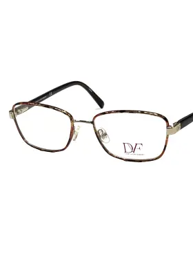 52-17-135 Diane Von Furstenberg 8052 New Dvf 210 Tortoise Metal Eyeglass Frames