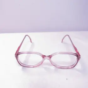 D330-114 Dimensions By Society Optiks Eyeglasses Frames Clear Pink D116 53-16 130 Vintage