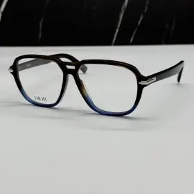 Dior 192337059254 New Diorblacksuito Ai 2800 Havana Blue Aviator Eyeglasses