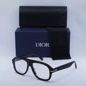 Dior 192337146565 New Diorblacksuito N4i 2000 Shiny Dark Havana 56mm Eyeglasses