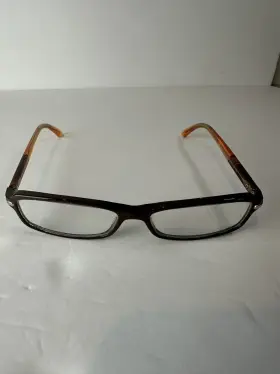 Cd3117 Dior Christian Womens Black Rectangle Full Rim Eyeglasses Frame Only