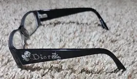 Cd3156 Dior Christian Eyeglasses Reading Black Gray Tsm 130 And Magnetic Hard Case