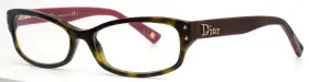 Dior Cd3201 Christian Q29 Tortoise Womens Semi Cat Eye Eyeglasses 53-16-135 B 29