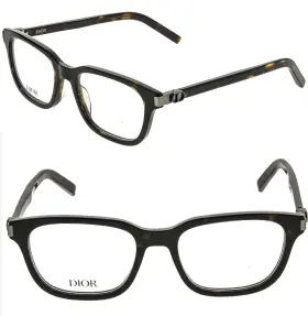 Dm50092i Dior Christian Cd Icono S3i Brown Gunmetal Eyeglasses 54mm Dioricon