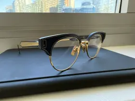 Dtx109-51-03af Dita Authentic Brixa Matte Navy Yellow Gold