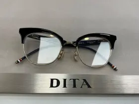 Tb-507-a-blk-gld-51 Dita Thom Browne By Eyewear Rare Authentic Vintage