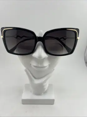 55-17-140 Diva 4212 Ese International Designer Sunglasses C97a Black Gold