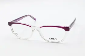 51-16-140 Dkny 46363599 Dy 4636 3599 Purple On Clear Eyeglass Frames Flex Hinges R451