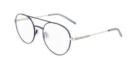 Dk1025-400 Dkny Dk1025 400 Navy Blue/silver Metal Round Womens Eyeglasses 51-19-135