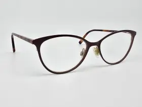 51-16-135 Dkny Dk3001 210 Brown Tortoise Cat Eye Eyeglasses Frame With Flexhinge