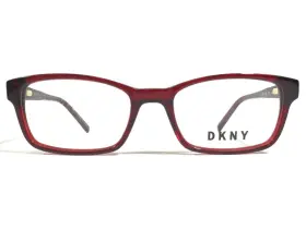 50-17-135 Dkny Dk5010 Eyeglasses Frames 605 Red Rectangular Full Rim