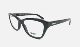 53-17-140 Dkny Dy4665 3001 Black Havana Cats Eye Authentic Eyeglasses Rx Mm New