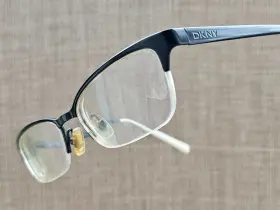 Dy5627 Dkny Women Eyeglasses Frame Black Half Rim Glasses 1004 51 16 135