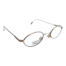 Ky520 Dkny Nos Haydn Eyeglasses Oval Black/antique Gold Unisex Italy