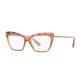 3148 Dolce & Gabbana 053672777895 And Dg 5025 Transparent Pink Plastic Metal Eyeglasses 53mm