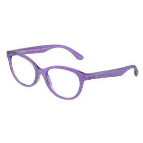 3353 Dolce & Gabbana 056597962223 And Dx 5096 Violet Glitter Plastic Butterfly Eyeglasses 49mm