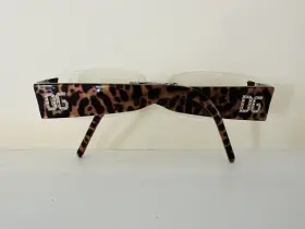 1107-b Dolce&gabbana Authentic And 077 Clear Leopard 50mm Frames Glasses Your Rx