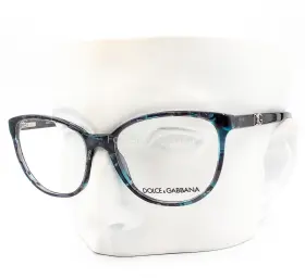 52-16-140 Dolce & Gabbana 3154p D&g 2689 Eyeglasses Glasses Marbled Blue Gray 52-16-140 Dolce & Gabbana 3154p D&g 2689 Eyeglasses Glasses Marbled Blue Gray