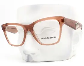 Dg3374 Dolce & Gabbana 3411 Eyeglasses Glasses Blush Brown Silver Logo 53mm With Case Dg3374 Dolce & Gabbana 3411 Eyeglasses Glasses Blush Brown Silver Logo 53mm With Case