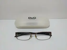 4123 Dolce & Gabbana And Eyeglasses D&g Rectangular Italy 51 17 135 With Case