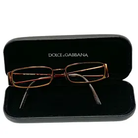 5011-053 Dolce&gabbana Dg5011 Metal Metallic Rectangle Frames 51-17 135 With Case