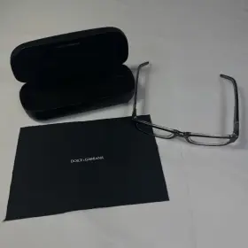 Dg1121 Dolce&gabbana And D&g1121 675 52-16 135 Crystal Black Eyeglasses Frame Only Unisex