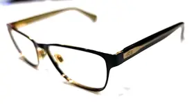Dg1273 Dolce&gabbana And 1268 Small Black Gold Square Eyeglasses 53-16 140 Fts