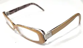 Dg3006-b Dolce&gabbana 641 Beige Cheetah Rectangle Eyeglasses 52-16 130 Crystals