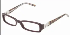 Dg3059-b Dolce&gabbana And Womens Eyeglasses 852 Purple Leopard Frames