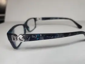Dg3228 Dolce&gabbana And 2551 Womens Blue Marble Eyeglasses Frames 51/16 140 Case