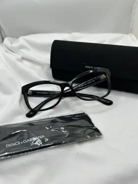 Dolce&gabbana Dg3254 New And 501 Womens Black Rectangle Eyeglasses Frames 54/16