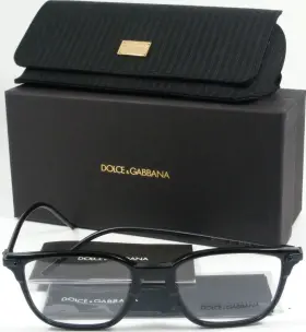 53-19-145 Dolce & Gabbana Dg3302 And 501 Black Eyeglasses Frame New Italy