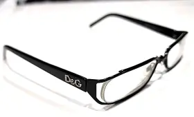 Dg5019 Dolce&gabbana And 064 Small Black Rectangular Eyeglasses Frame 50-16 135