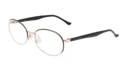 Do3001-780-51 Donna Karan Karen Do3001 780 Rose Gold/black Oval Womens Eyeglasses 51-17-135