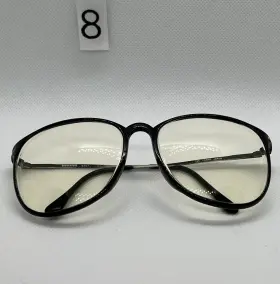 8507 Donnahouse System Japan Eyeglasses Black Oversized Frame 135