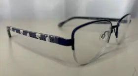 53-17-140 Draper James Dj5007 Eyeglasses Women Indigo Rectangle Authentic
