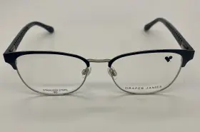 Dj5045 Draper James Eyeglasses Women Black Cat Eye 53mm New