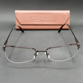 9783-071525-24.95 Ducks Unlimited Chesapeake Half-rim Eyeglasses Frame Brown 54-19-140 Used / Case