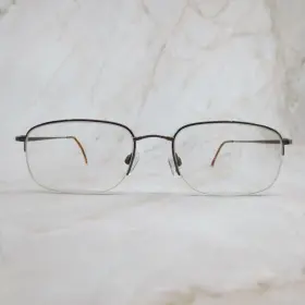 54-19-140 Duraflex Df2506 Eyeglasses Frame Womens Coffee Rectangular Half Rim