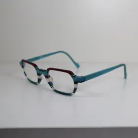 Dz2175 Dutz So Netherlands Col. 46 Geometric Blue/brown Frames 44-23-140mm Dz2175 Dutz So Netherlands Col. 46 Geometric Blue/brown Frames 44-23-140mm
