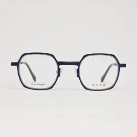 Dz826 Dutz Mens Hypoallergenic Unique Geometric Glasses In Blue / Gray 45mm Dz826 Dutz Mens Hypoallergenic Unique Geometric Glasses In Blue / Gray 45mm