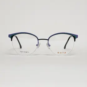 Dz836 Dutz Womens Round Rimless Glasses In Purple/green/gray 48mm Dz836 Dutz Womens Round Rimless Glasses In Purple/green/gray 48mm