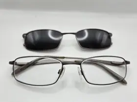 4974670 Easyclip Black Eyeglass/sunglasses Frames Only