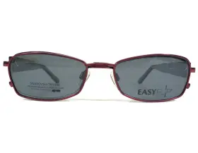 52-18-135 Easyflip O1073 Eyeglasses Frames Mod 30 Black Red Pink Clip On Lenses