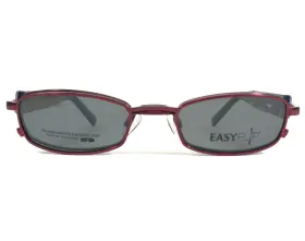 46-18-130 Easyflip O1074 Petite Eyeglasses Frames Mod 30 Blue Red W Clip Ons